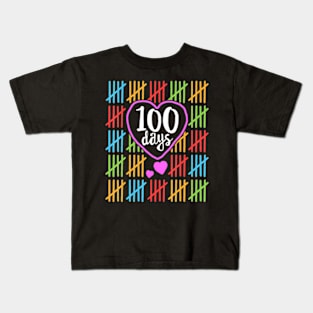 100 Days of School for Teachers Women Counting Kids T-Shirt